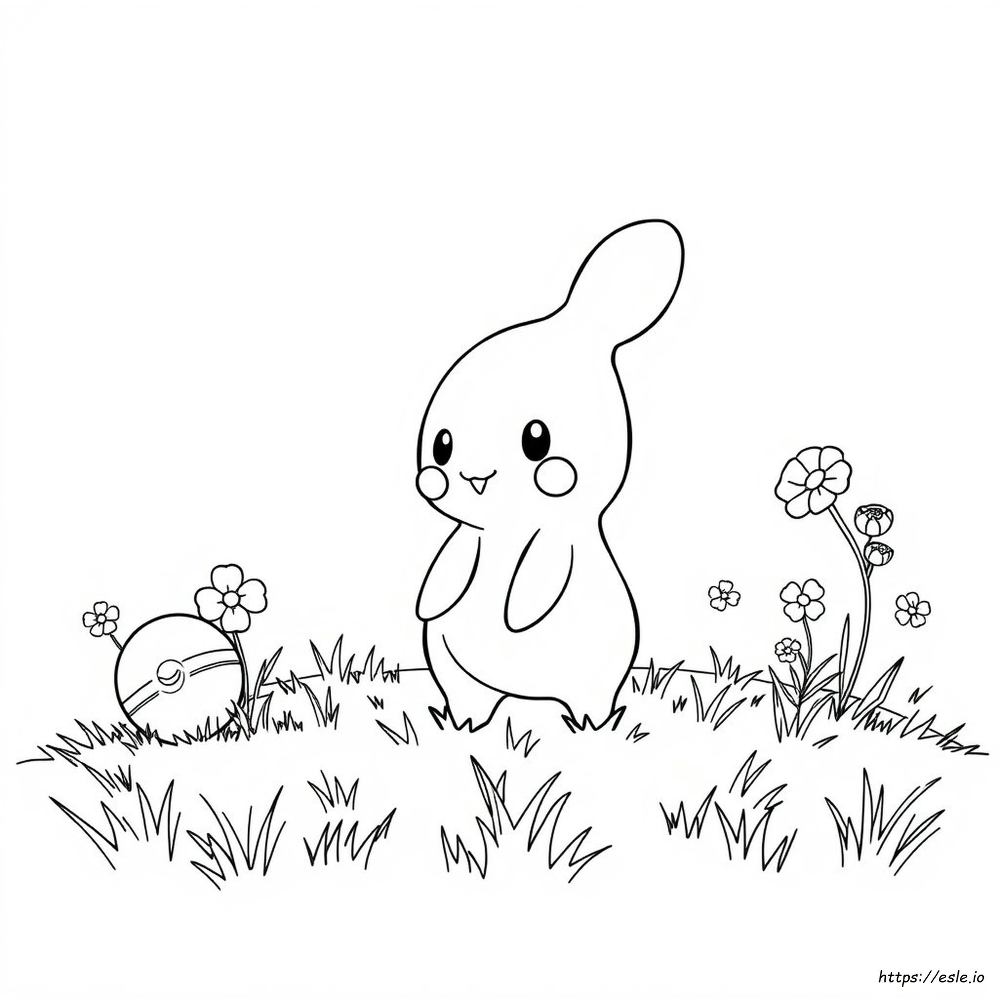 Ditto Pokemon Coloring Page