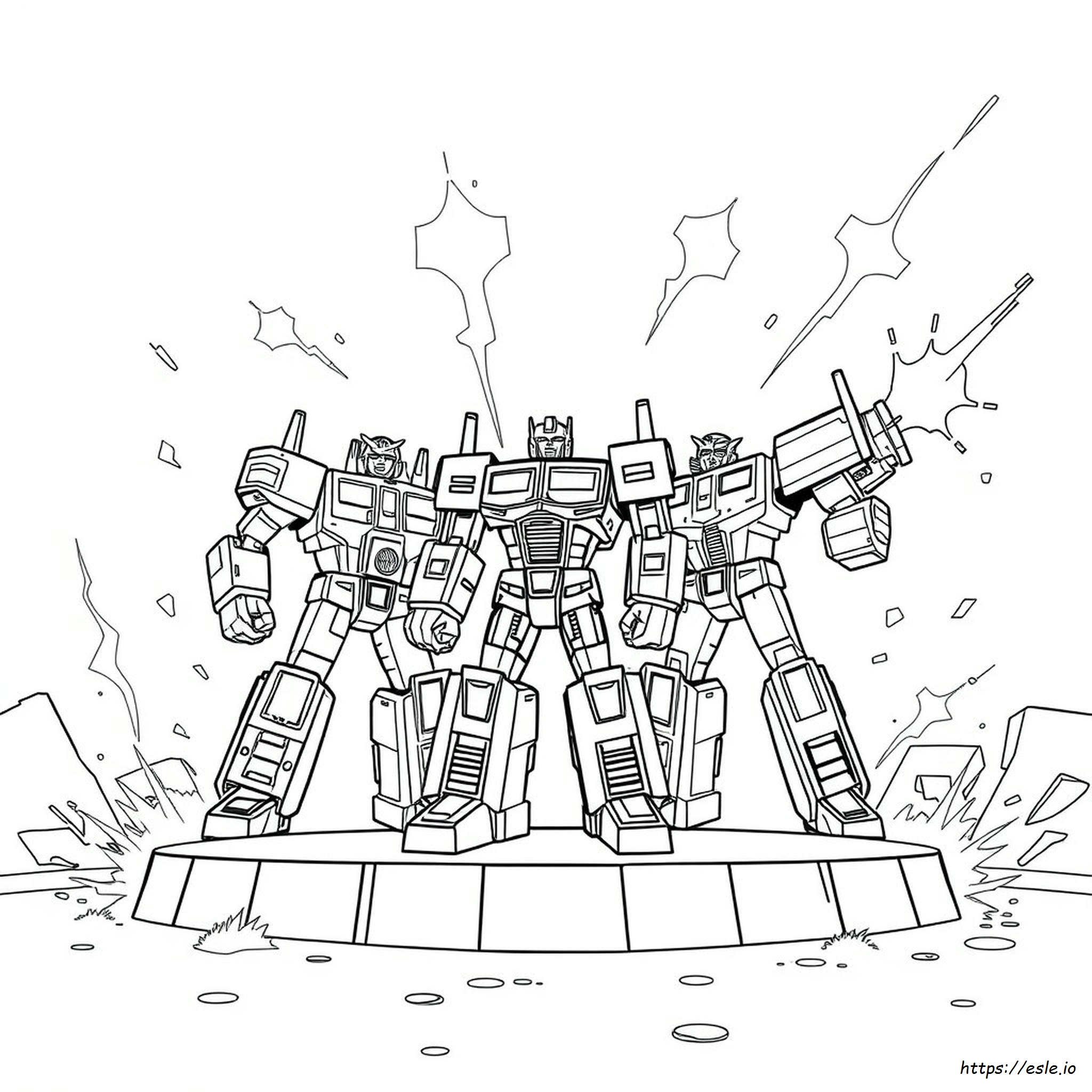 Transformers: El Despertar De Las Bestias - Dibujos Para Colorear