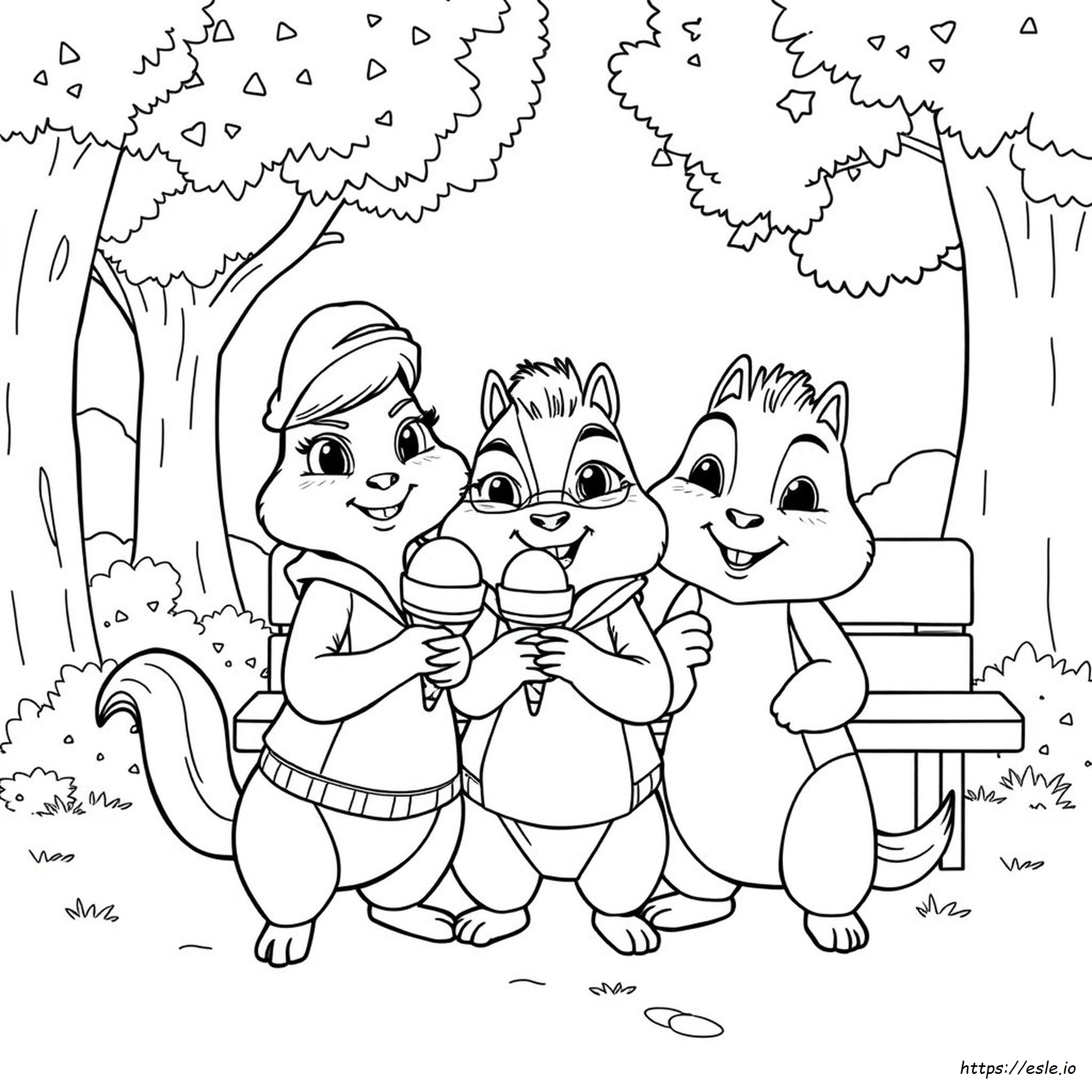 Eleanor Alvin And The Chipmunks Coloring Pages