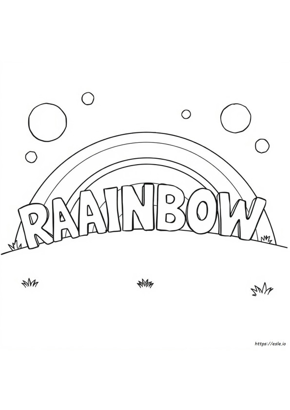 Formule Des Couleurs De L'arc-En-Ciel
