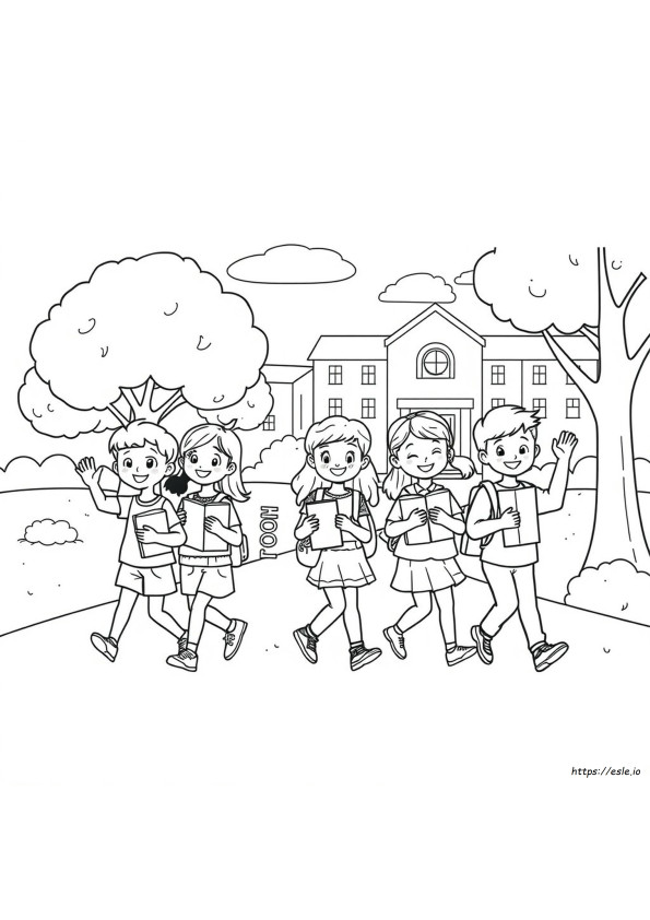 Coloriages Rentrée Scolaire