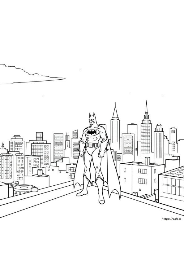 Batman Zeichentrickserie Malbuch