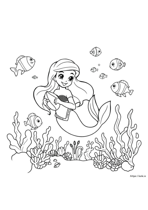 Little Mermaid 2 Coloring Pages