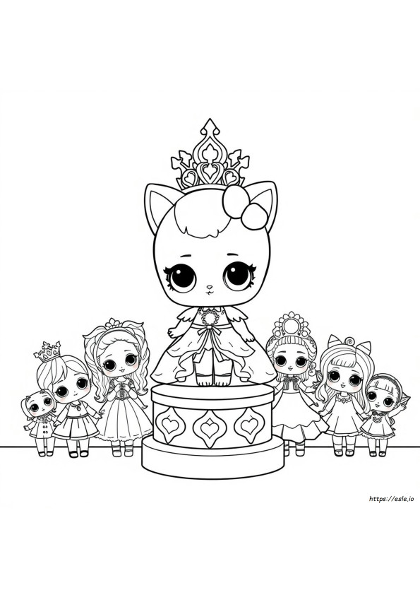 Coloriages Lol Doll Kitty Queen