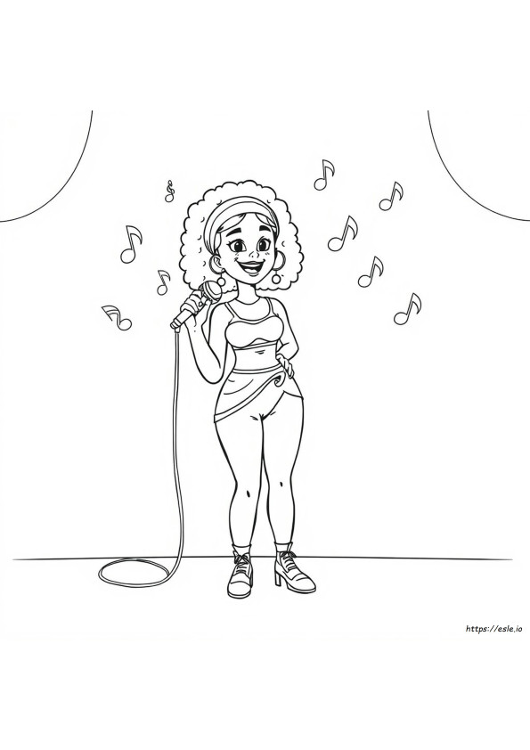 Celia Cruz Disegni Da Colorare