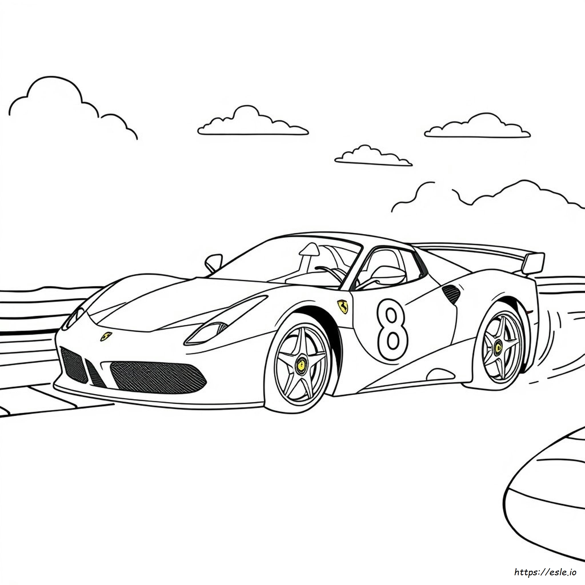 Ferrari Coloring Book