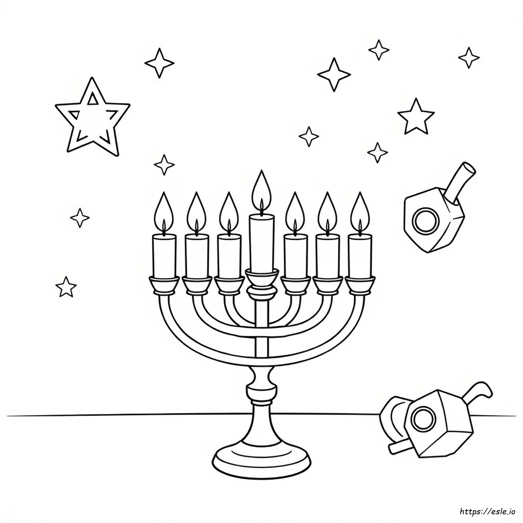 Hanukkah Colouring Pages Printable