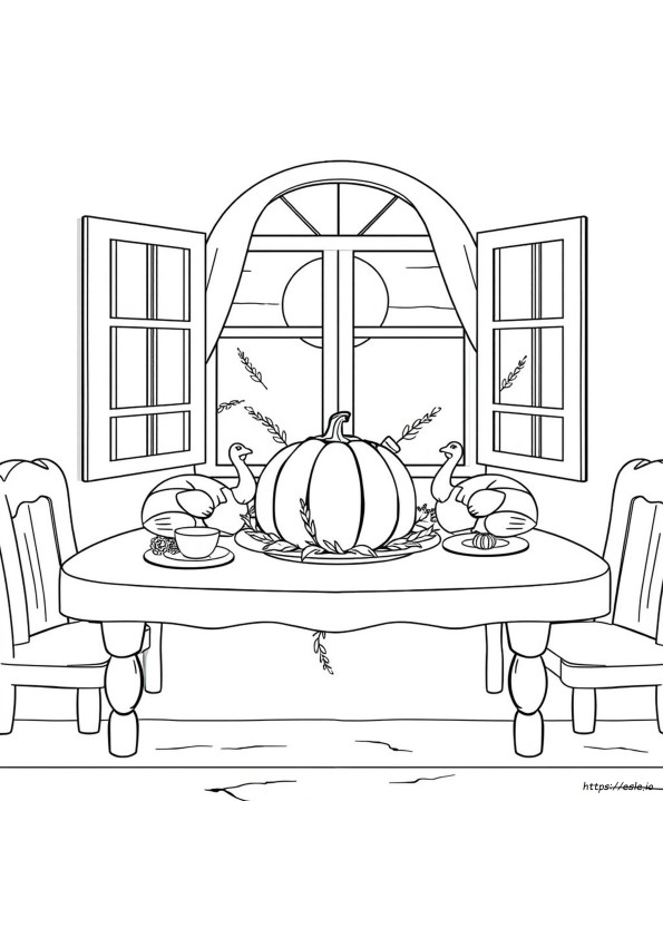 Kostenlose Thanksgiving Ausmalbilder