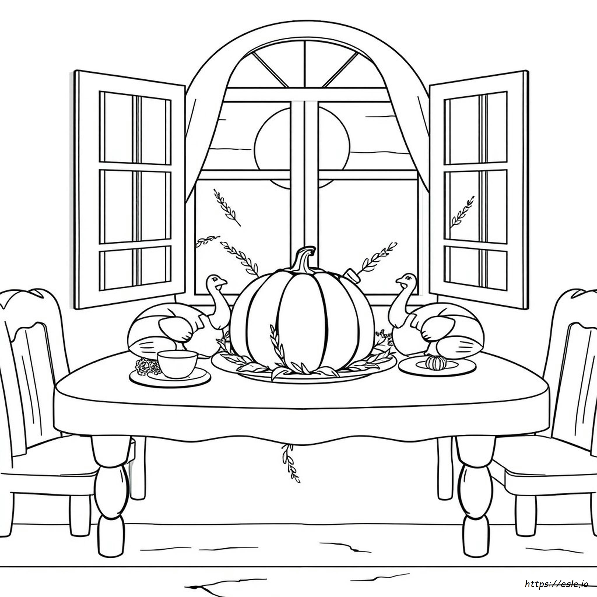 Thanksgiving Coloring Book Pages Free