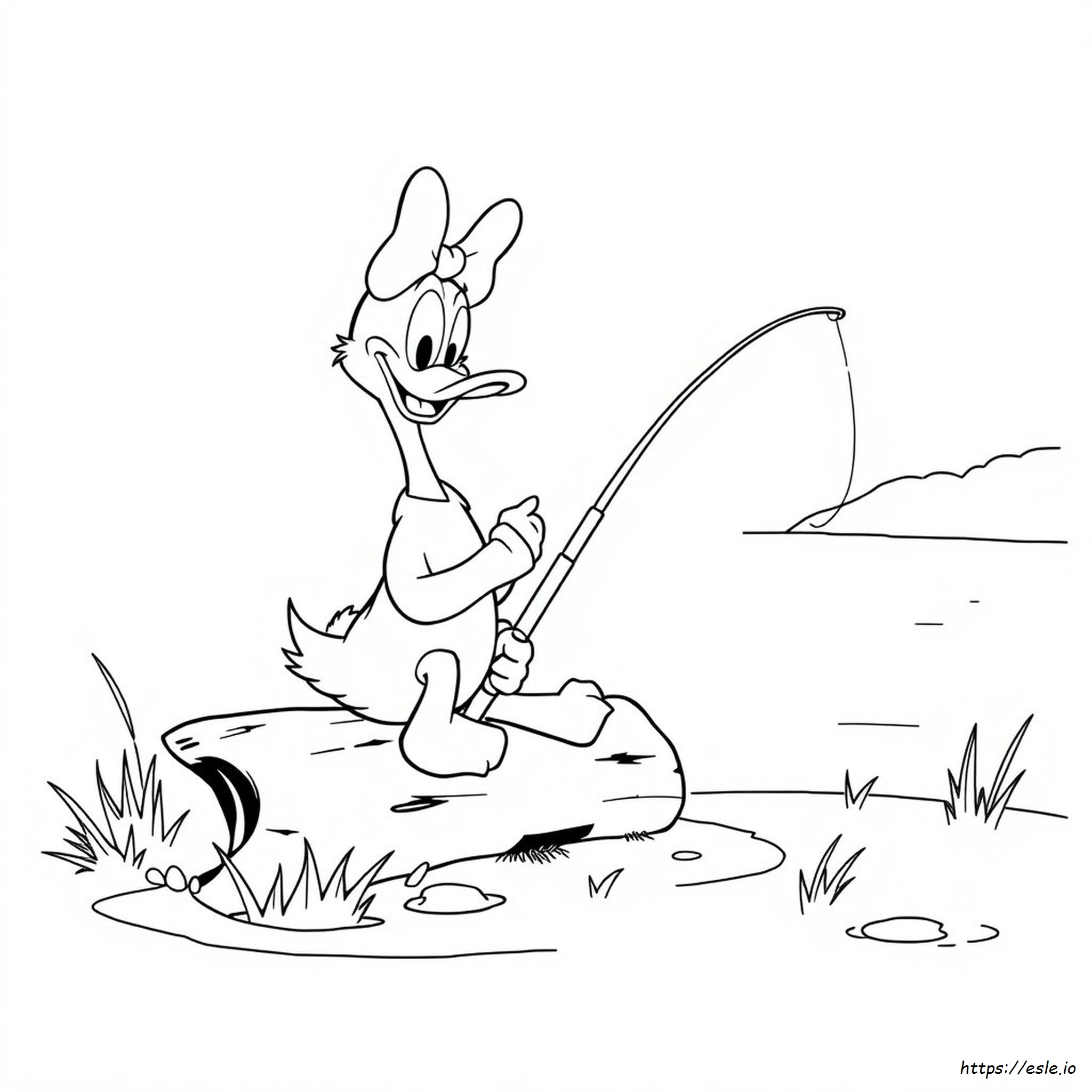 Daisy Duck Colouring Pages