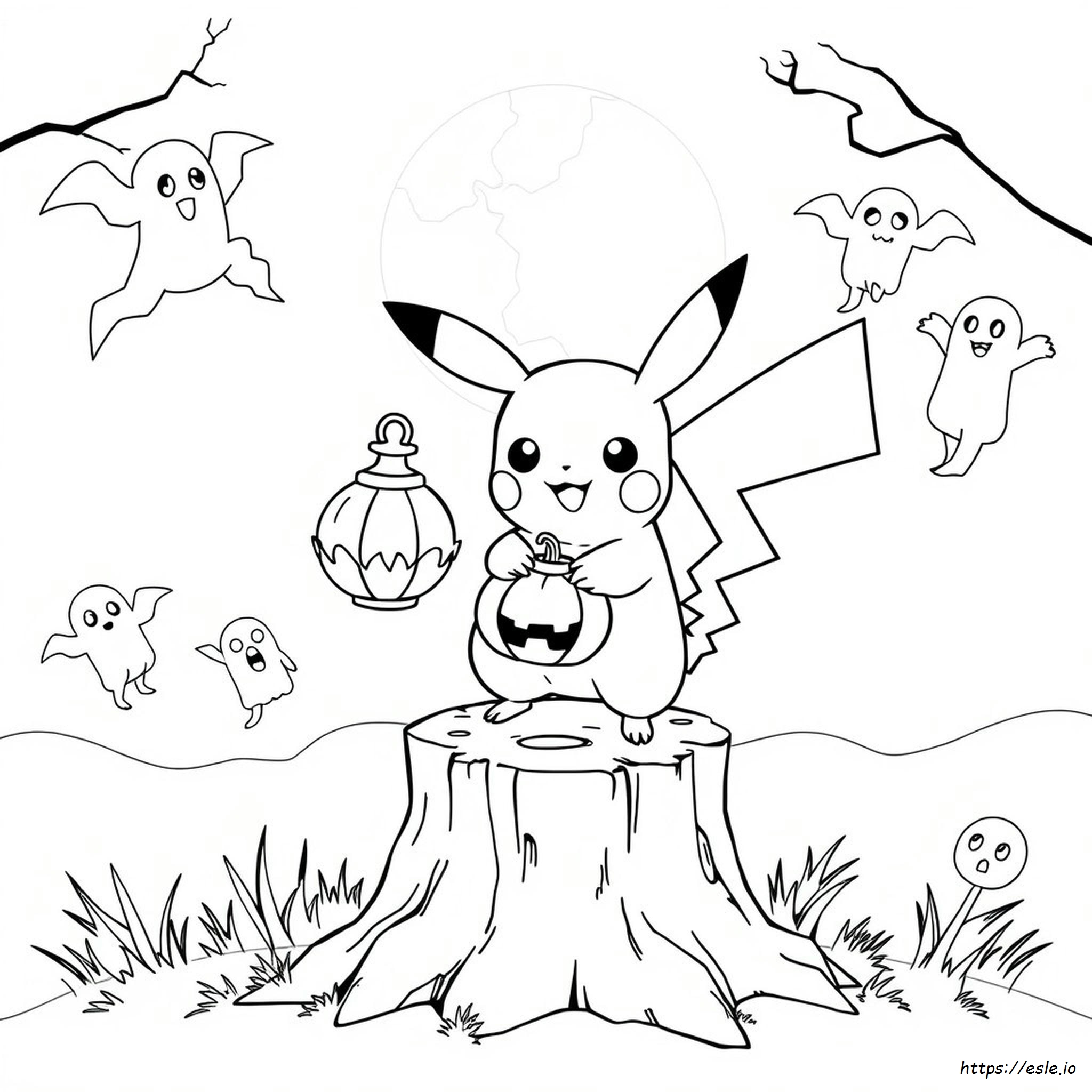 Coloriage Pokémon Halloween