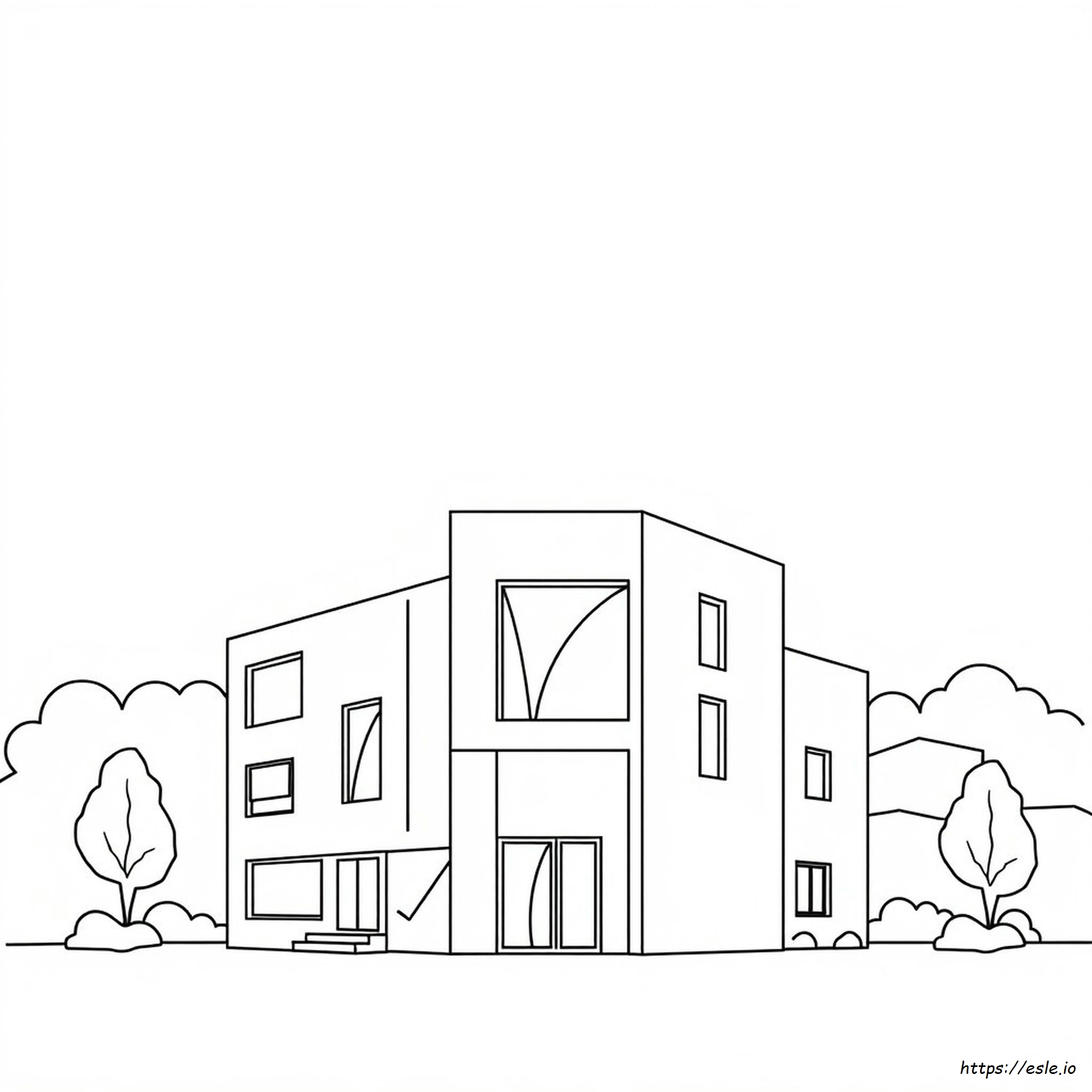 Divertidas Páginas De Arquitectura Para Colorear