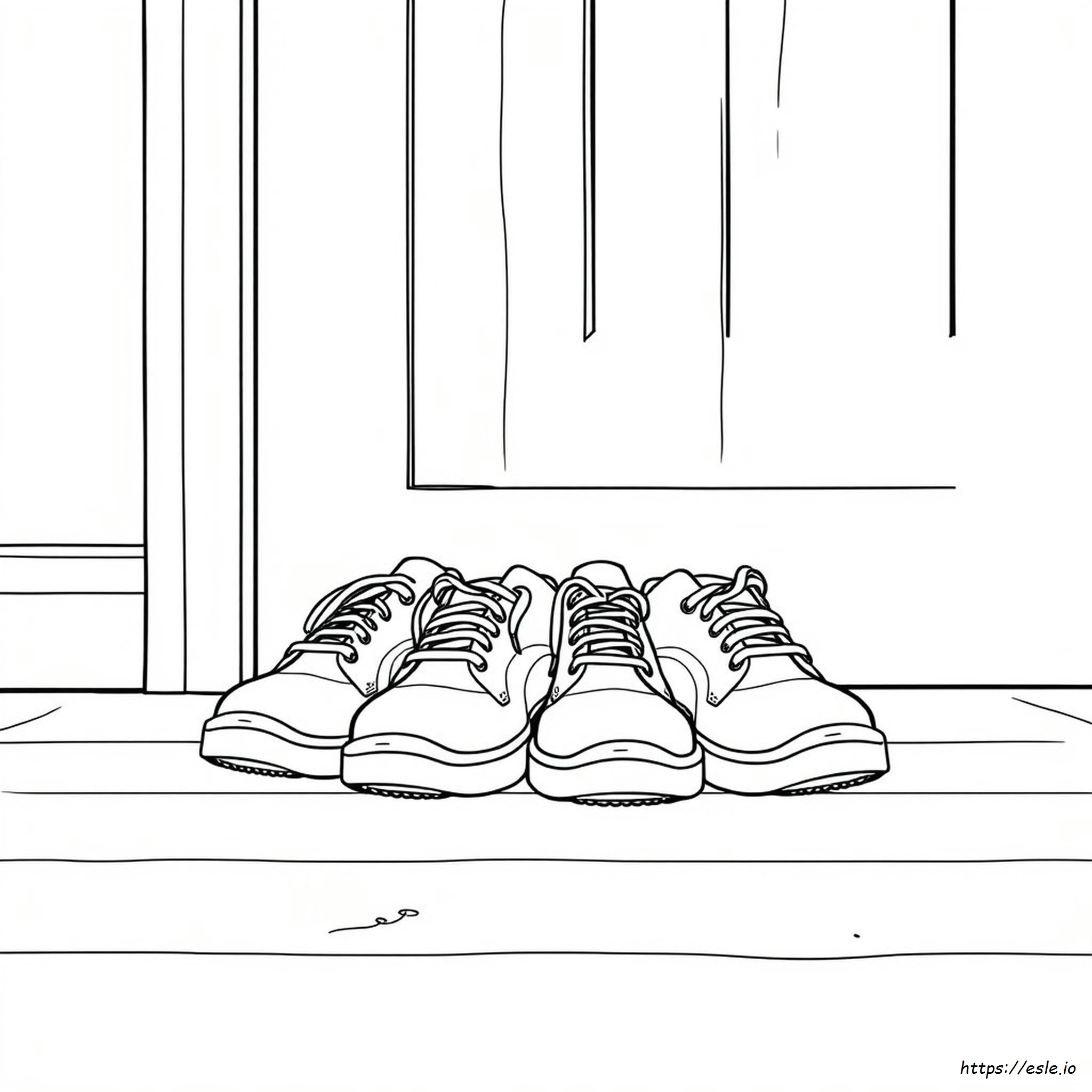 Coloring Sheets Of Shoes