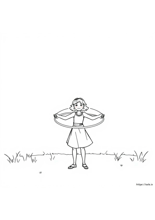 Disegni Da Colorare Con Hula Hoop