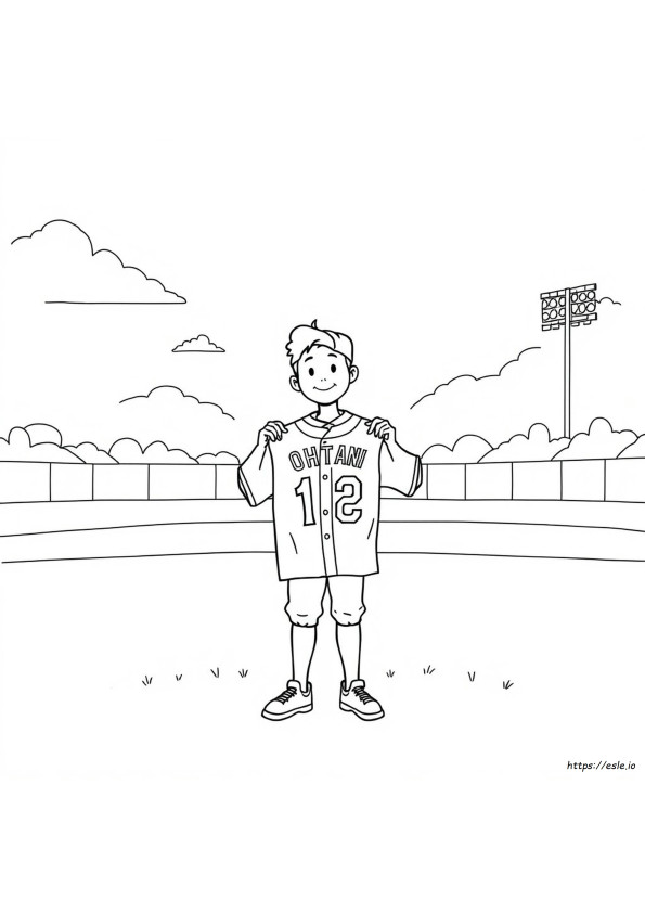 Ohtani Da Colorare