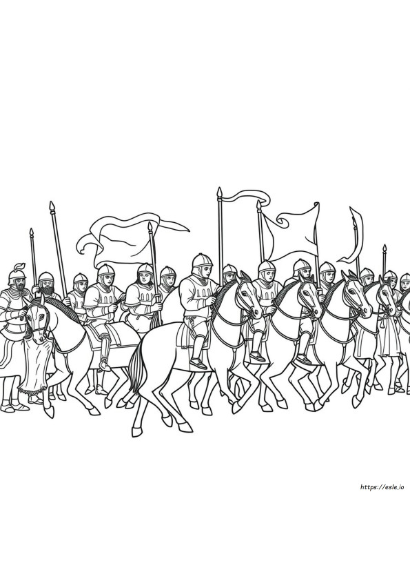Arazzo Di Bayeux Da Colorare