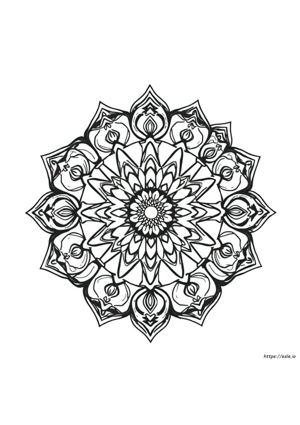 Libro Da Colorare Mandala Facili Da Colorare