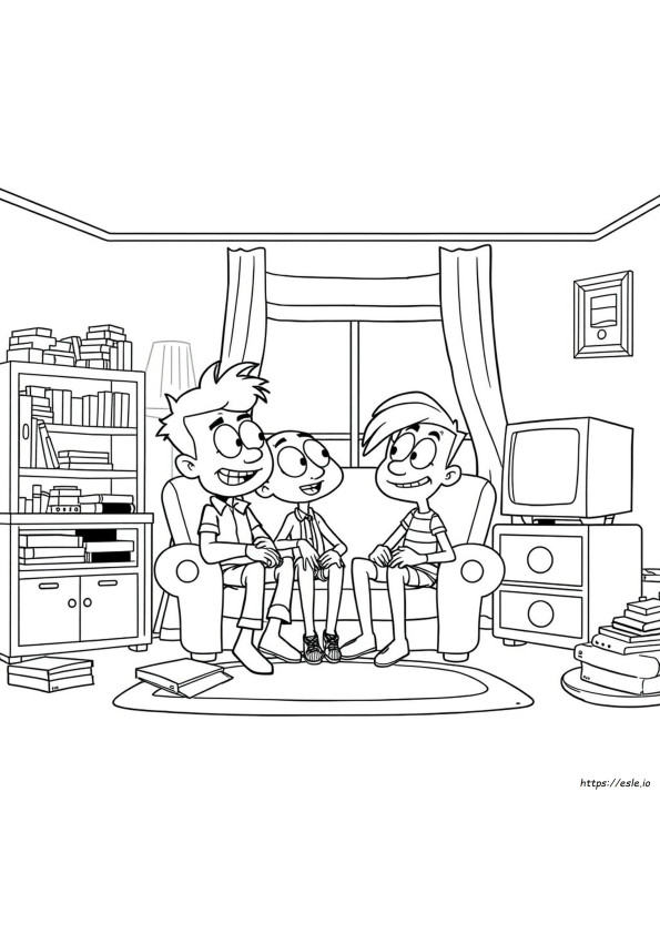 Printable Fairly Odd Parents Coloring Pages