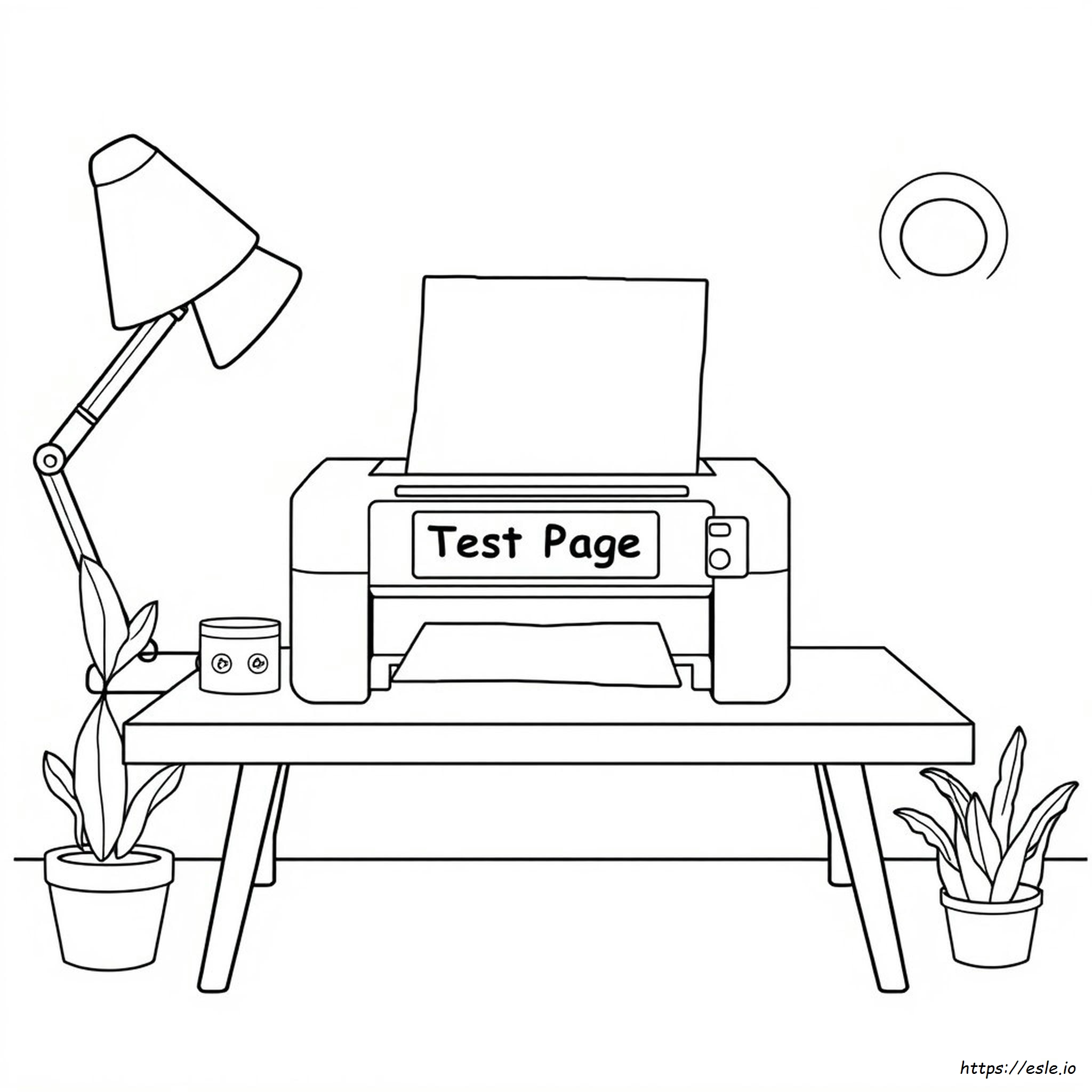 Epson Test Page Color