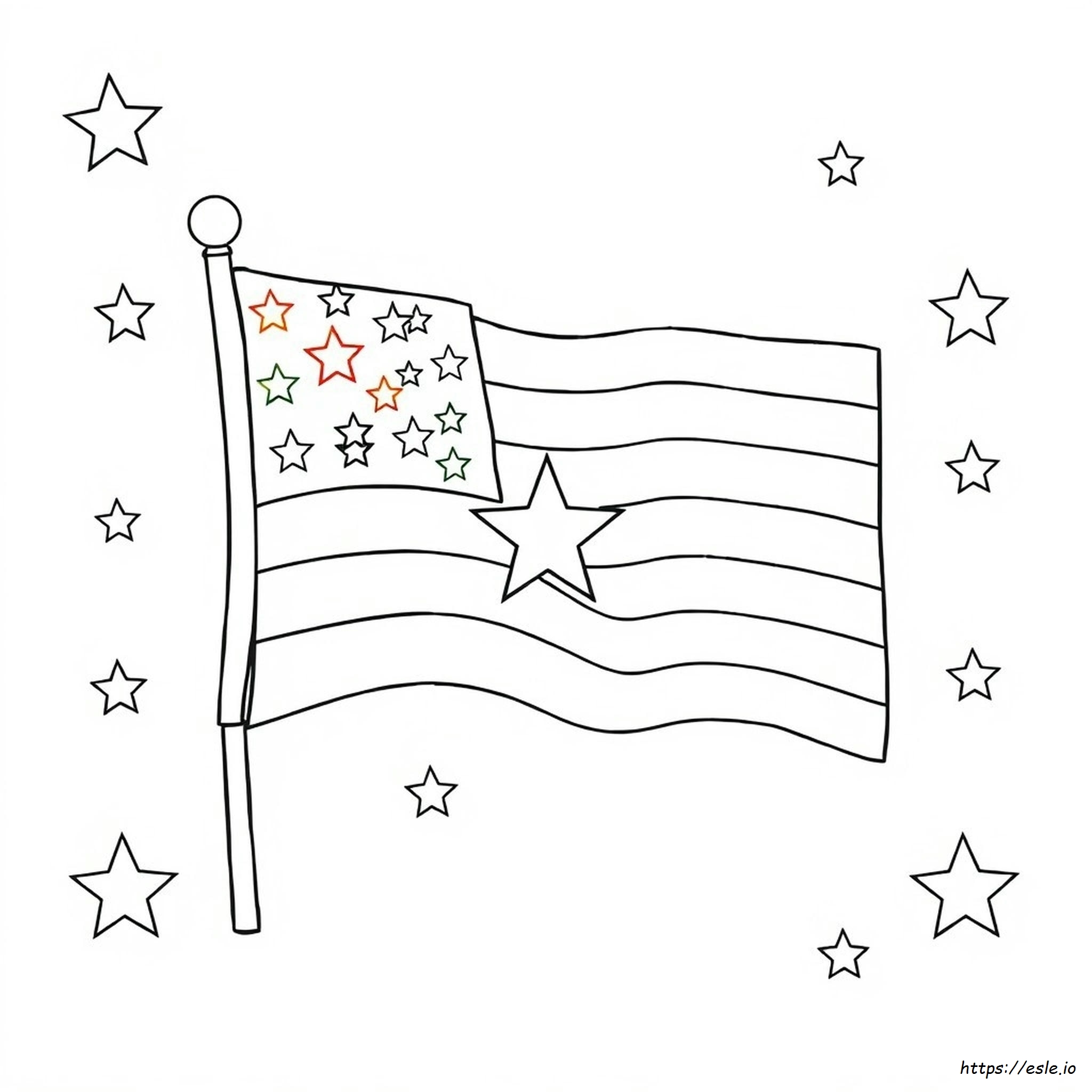 Patriotic Coloring Pages For Preschool