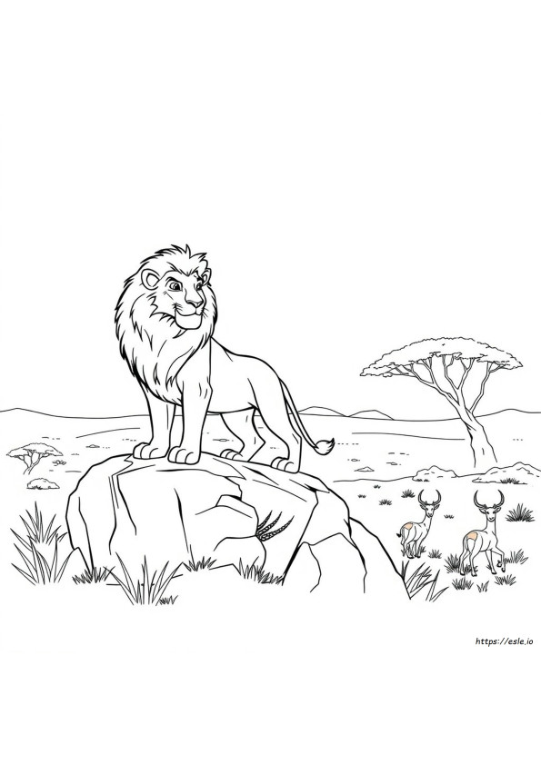 Lion King Coloring Pages For Adults