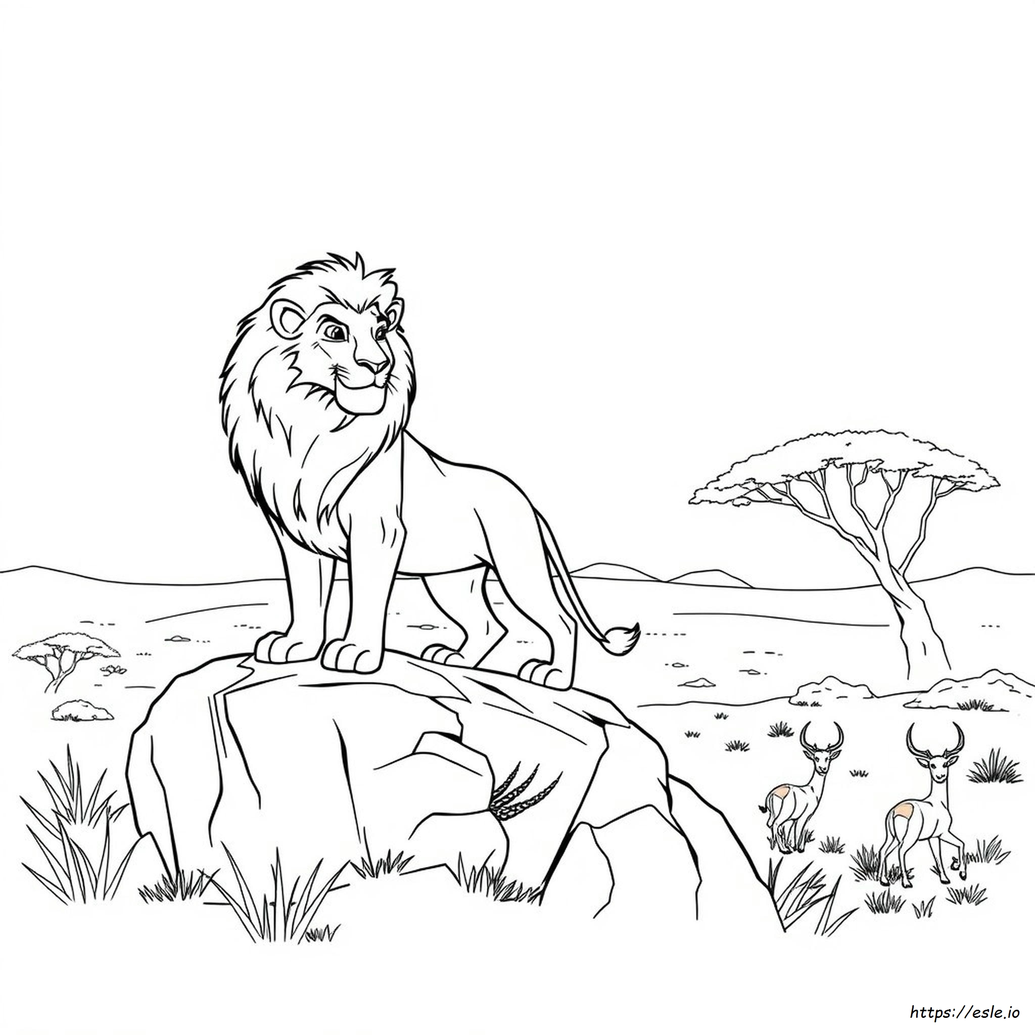 Lion King Coloring Pages For Adults
