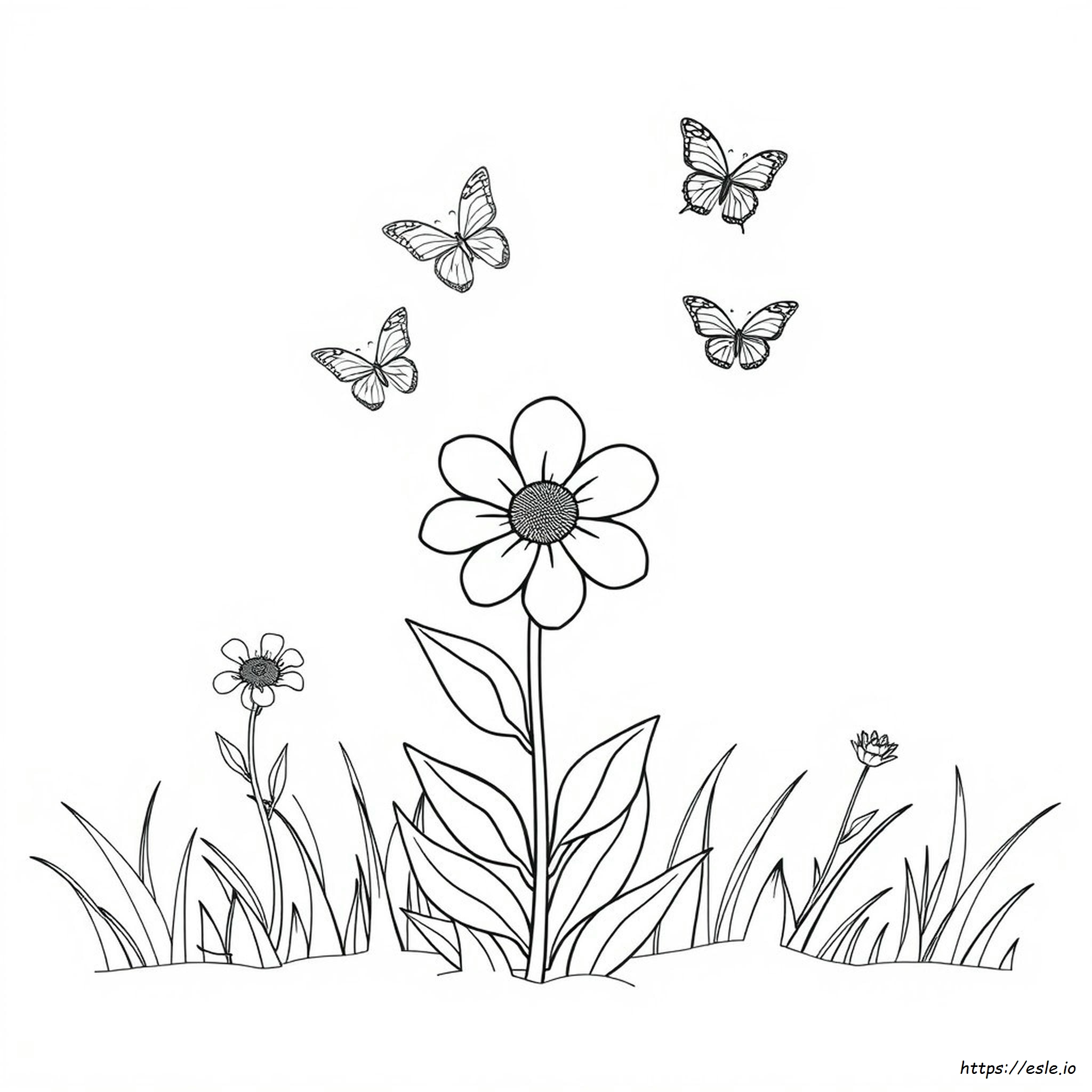 Libro Da Colorare: Fiori