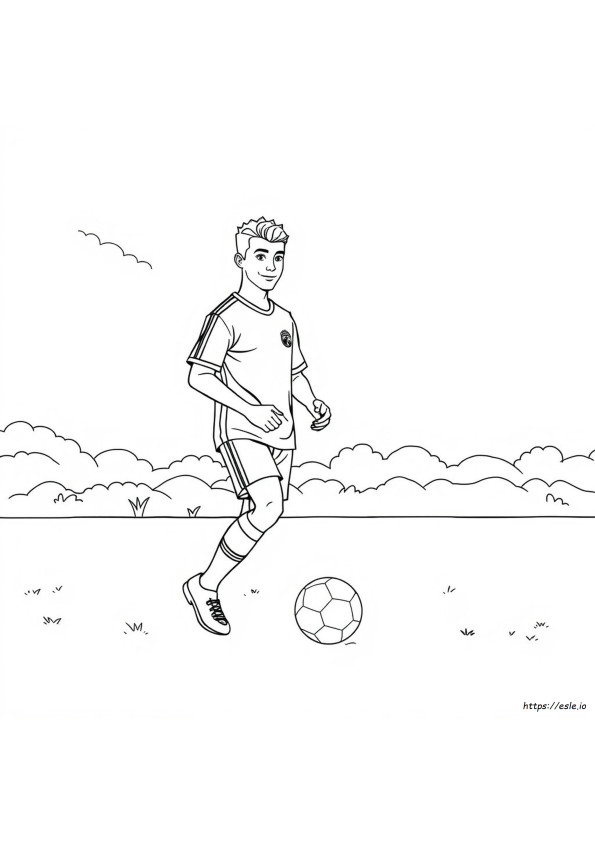 Ronaldo Jr Coloring Pages