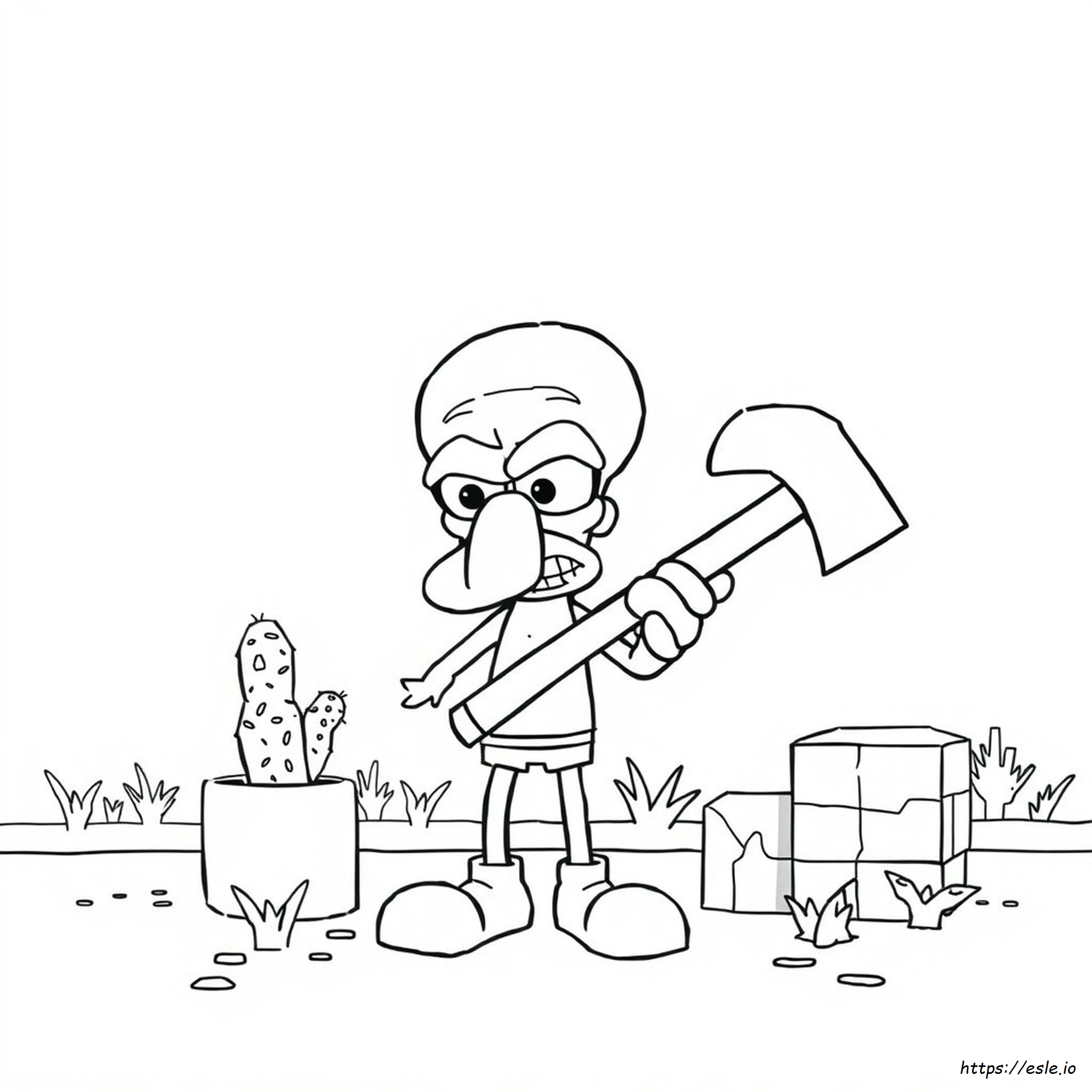 Gambar Mewarnai Gambar Minecraft
