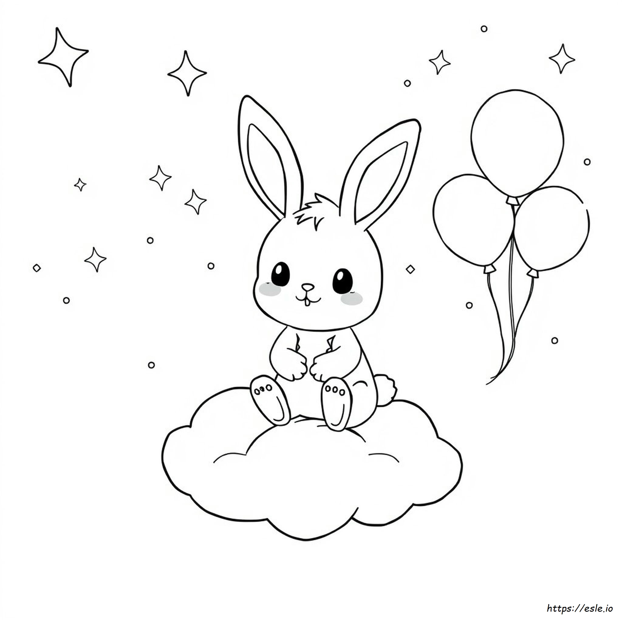 Coloriages De Lapins Manga À Imprimer