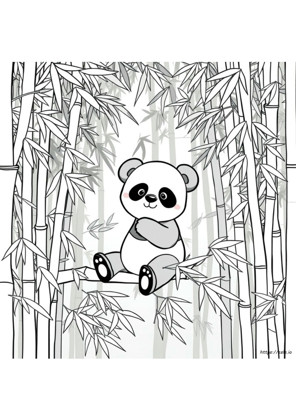 Anime Panda Coloring Pages