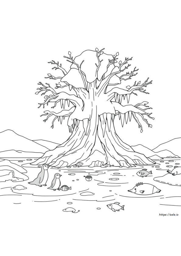 Frozen Giant Coloring Pages