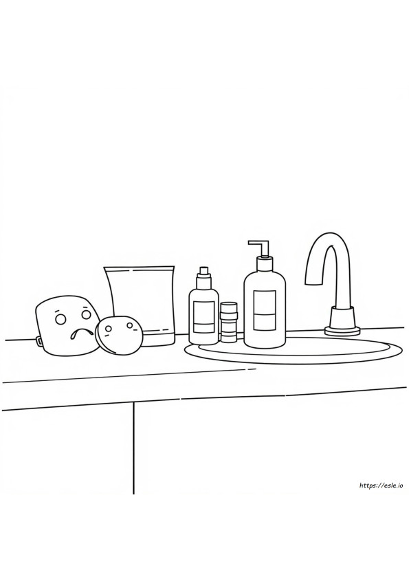 Skincare Coloring Pages Printable