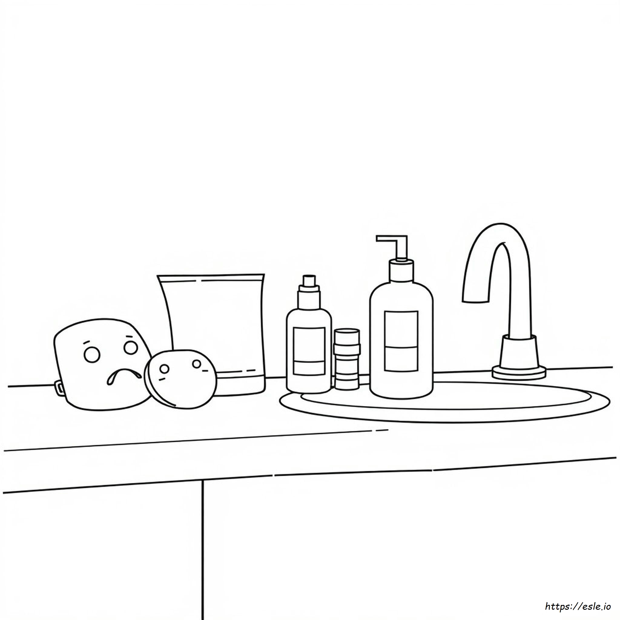 Desenhos Para Colorir De Cuidados Com A Pele Para Imprimir