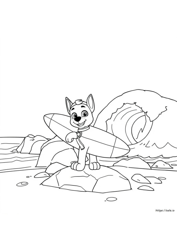Paw Patrol The Movie Coloring Pages Zuma