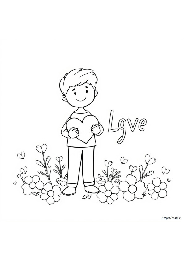 Love You Coloring Pages