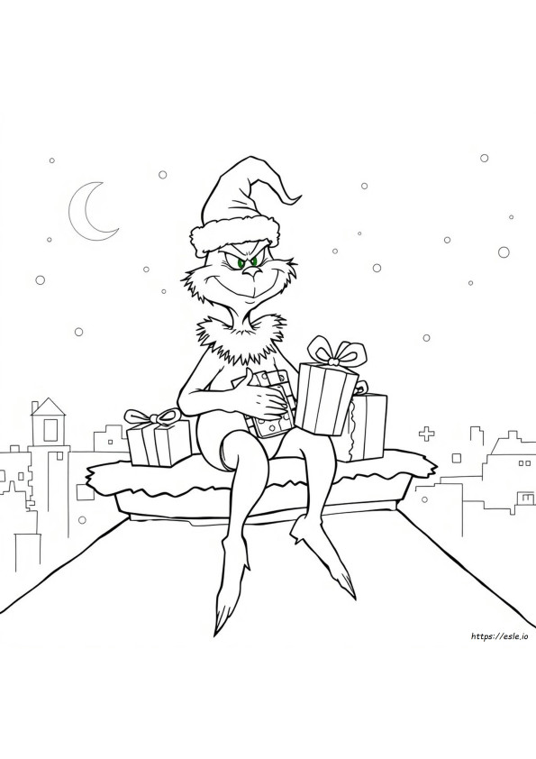 Full Size The Grinch Coloring Pages