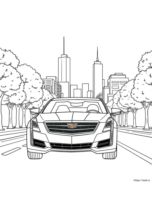 Cadillac Színező Oldalak