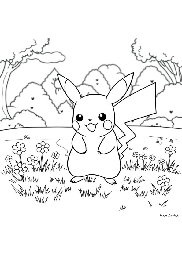 Pikachu Coloring Pages Printable