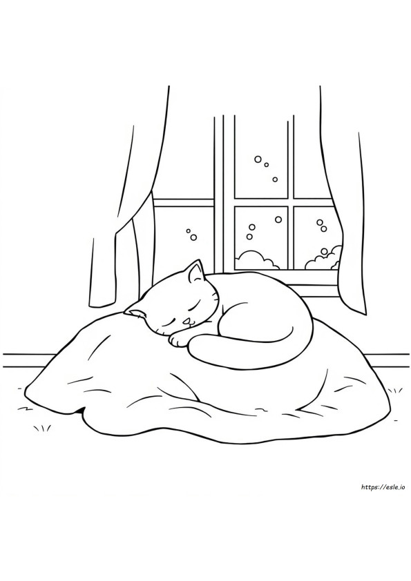 Hoja Para Colorear De Catnap