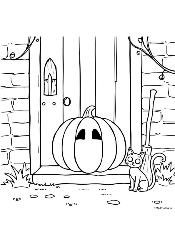 Pagini De Colorat De Halloween Pentru Copii Mici Gratuit
