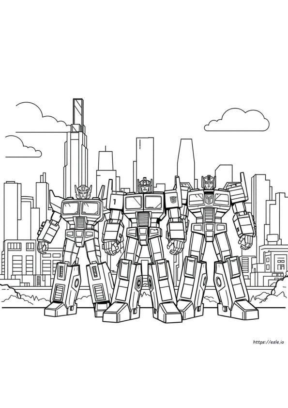 Transformers Kolorowanki Do Druku