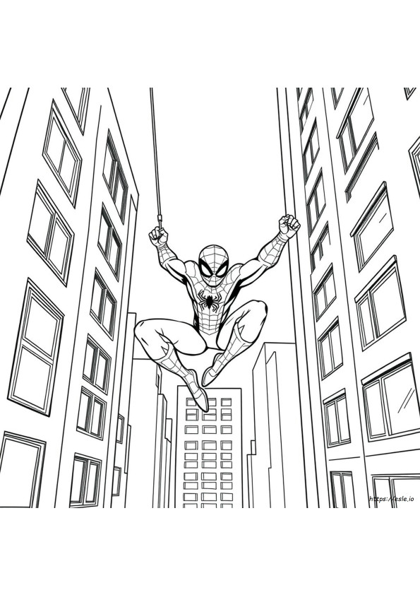 Coloring Pages Spidey Kolorowanka