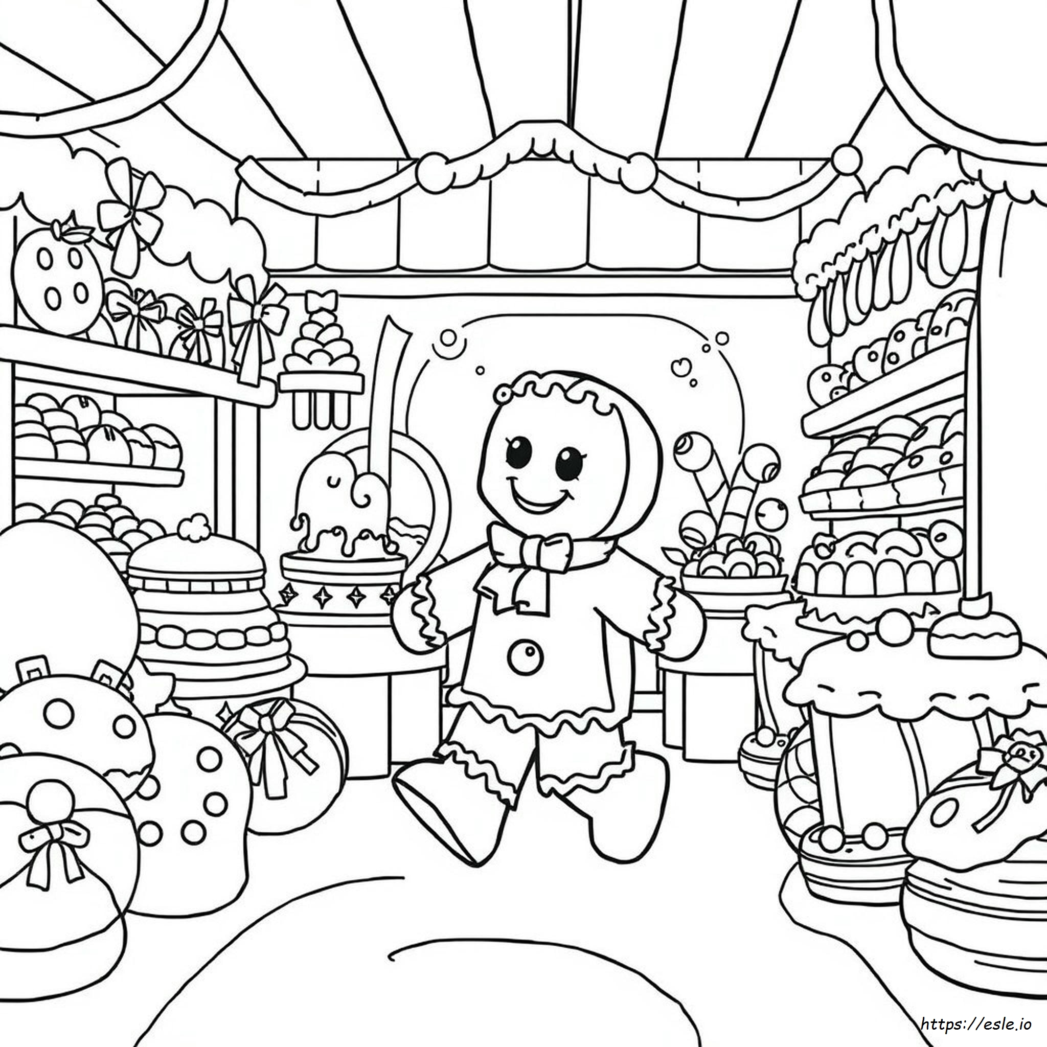 Gingerbread Coloring Pages Pdf