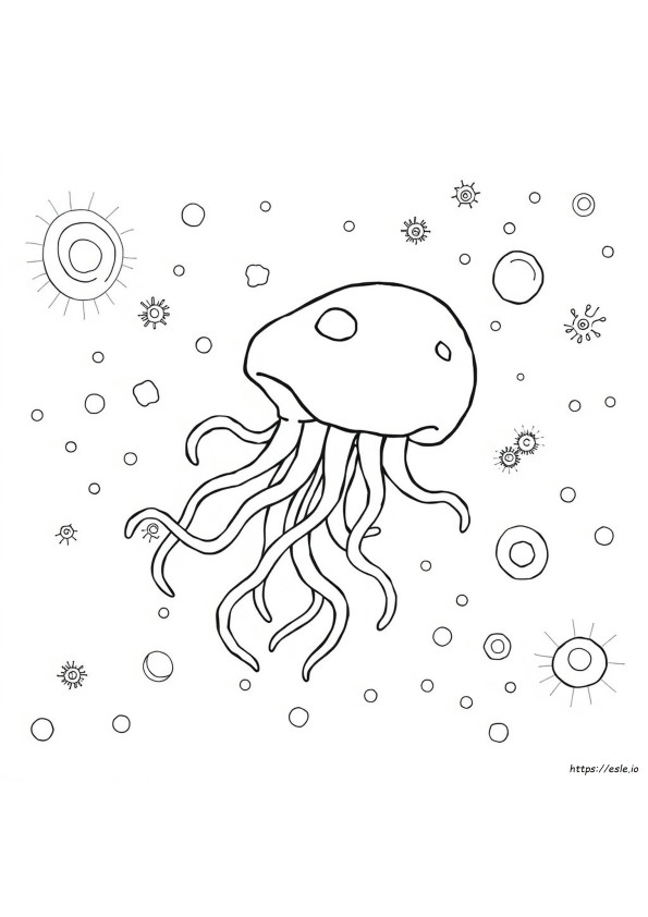 Amoeba Coloring Sheet