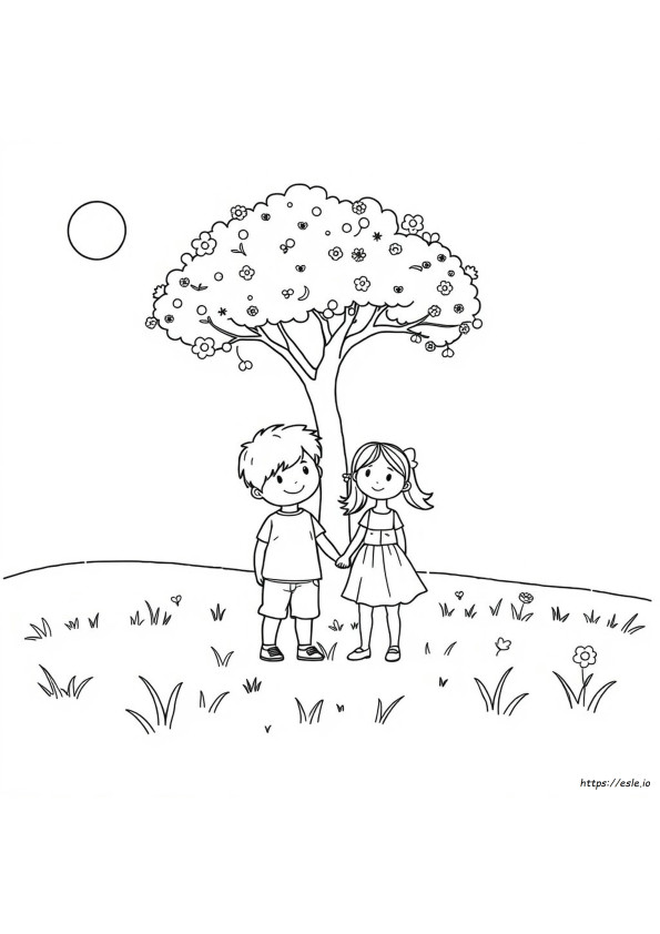 Brother And Sister Coloring