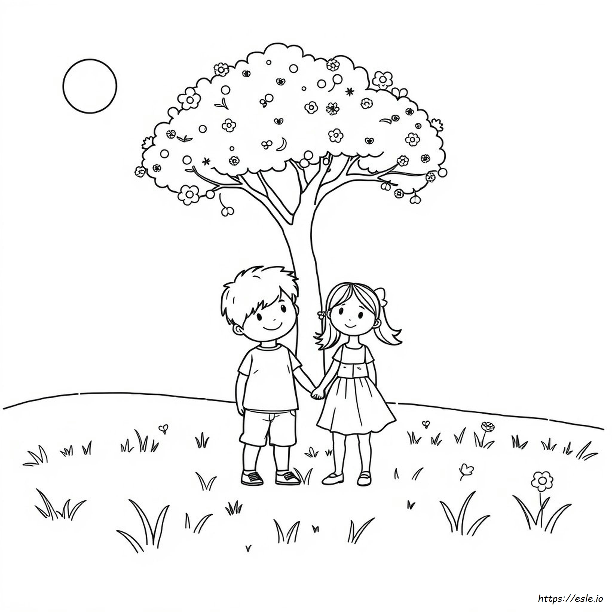 Brother And Sister Coloring
