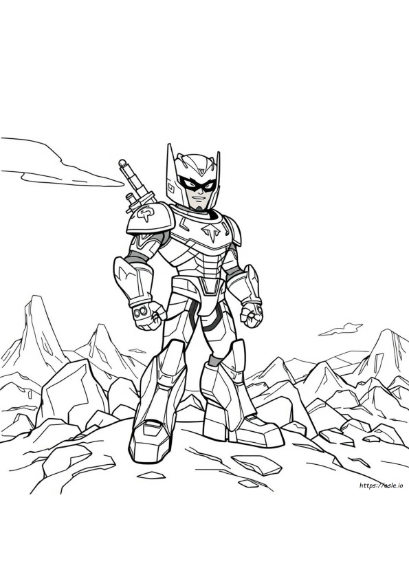 Max Steel Para Colorear
