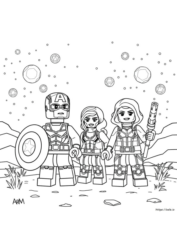 Mewarnai Lego Avengers Infinity War Untuk Diwarnai