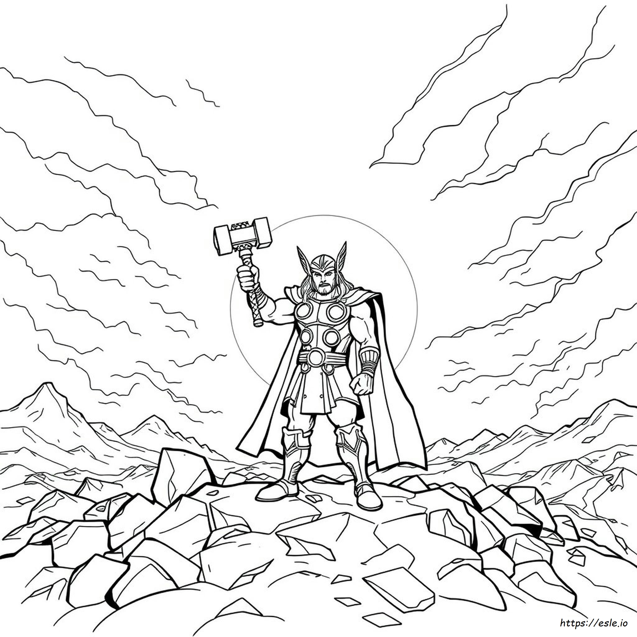 Coloring Pages Of Thor
